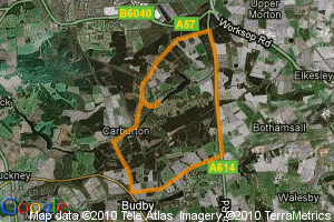 Clumber Duathlon Classic Bike Map