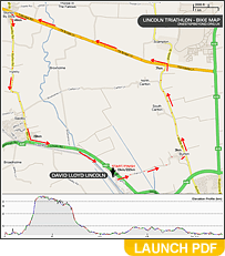 Lincoln Triathlon Bike Map