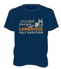 2015 Official Men's Cambridge Half Marathon Event T-shirt