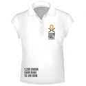 Outlaw Half - White Polo Shirt  Womens