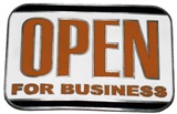 Open for business