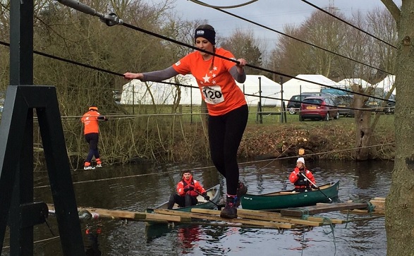 Mud N Madness - Rope bridge