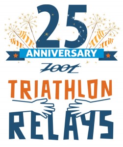 Triathlon Relays Logo - 25 Anniversary